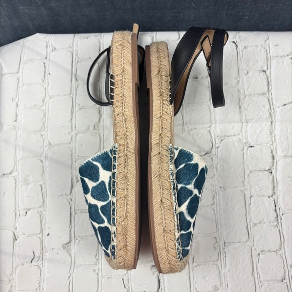 EUC Ann Taylor Women’s Isabella Giraffe Real Calf Hair Espadrilles Sz 8.5M - Picture 5 of 11